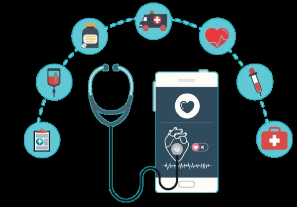 Mobile application image from brochure